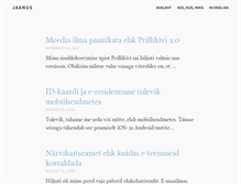 Tablet Screenshot of e.jaanus.com